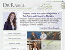 Tablet Screenshot of drrashel.com